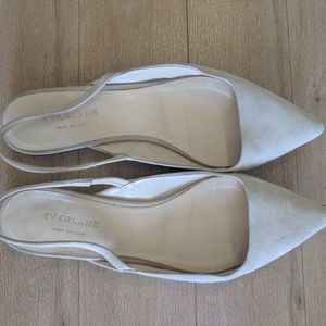 Everlane Editor Flats Bone size 9